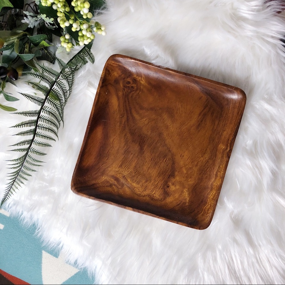 Single Wooden Charger from Philippines